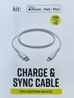 Kit Premium USB C to Lightning Cable 1m - MFI Certified - Fast Charge - White